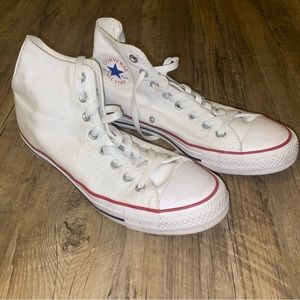 High top white converse